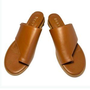 DKNY "Dean" Flat Open Sandals Womens 7.5M